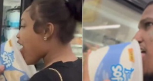 Police Confirm Couple Seen in Viral Video Licking Ice Cream Before Putting it Back in Store Freezer Faked Stunt for Views