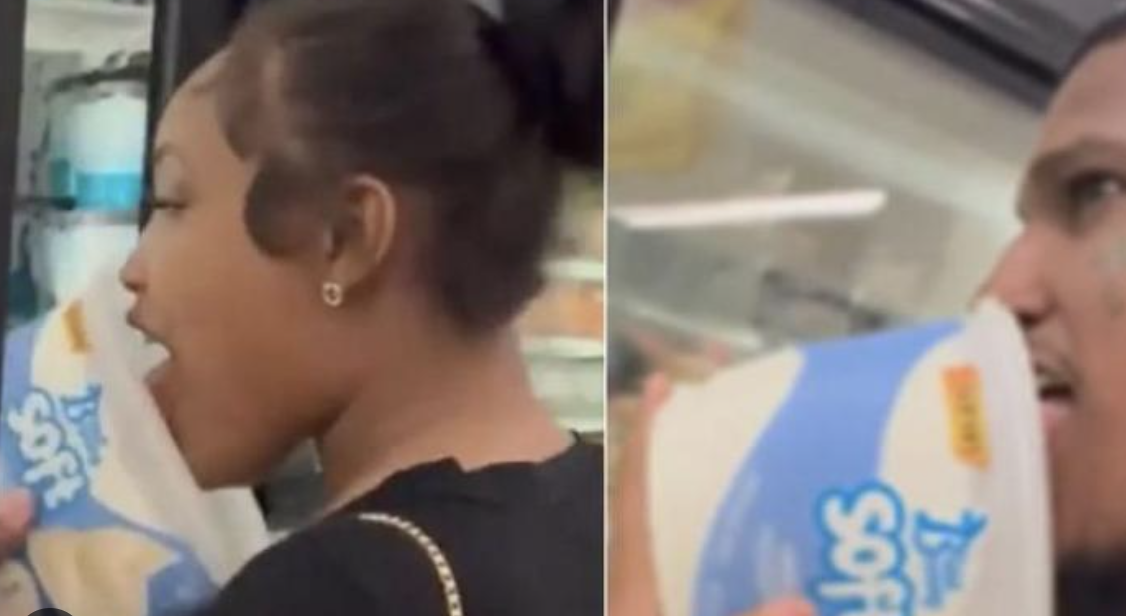 Police Confirm Couple Seen in Viral Video Licking Ice Cream Before Putting it Back in Store Freezer Faked Stunt for Views