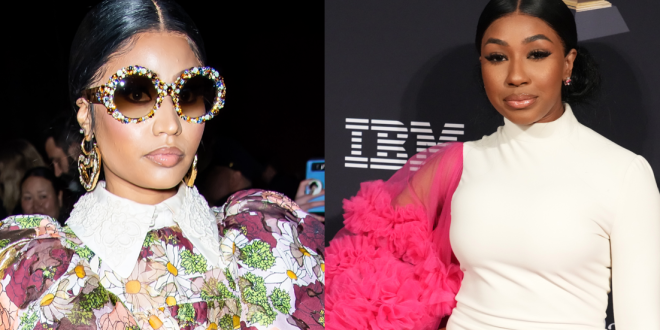Nicki Minaj Jokingly Calls Out Yung Miami Over "Let's Get into Some Things" Catchphrase