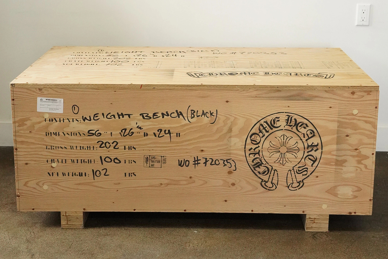 That's Baller: A Chrome Hearts Wooden Crate Could Be Yours For $15,000