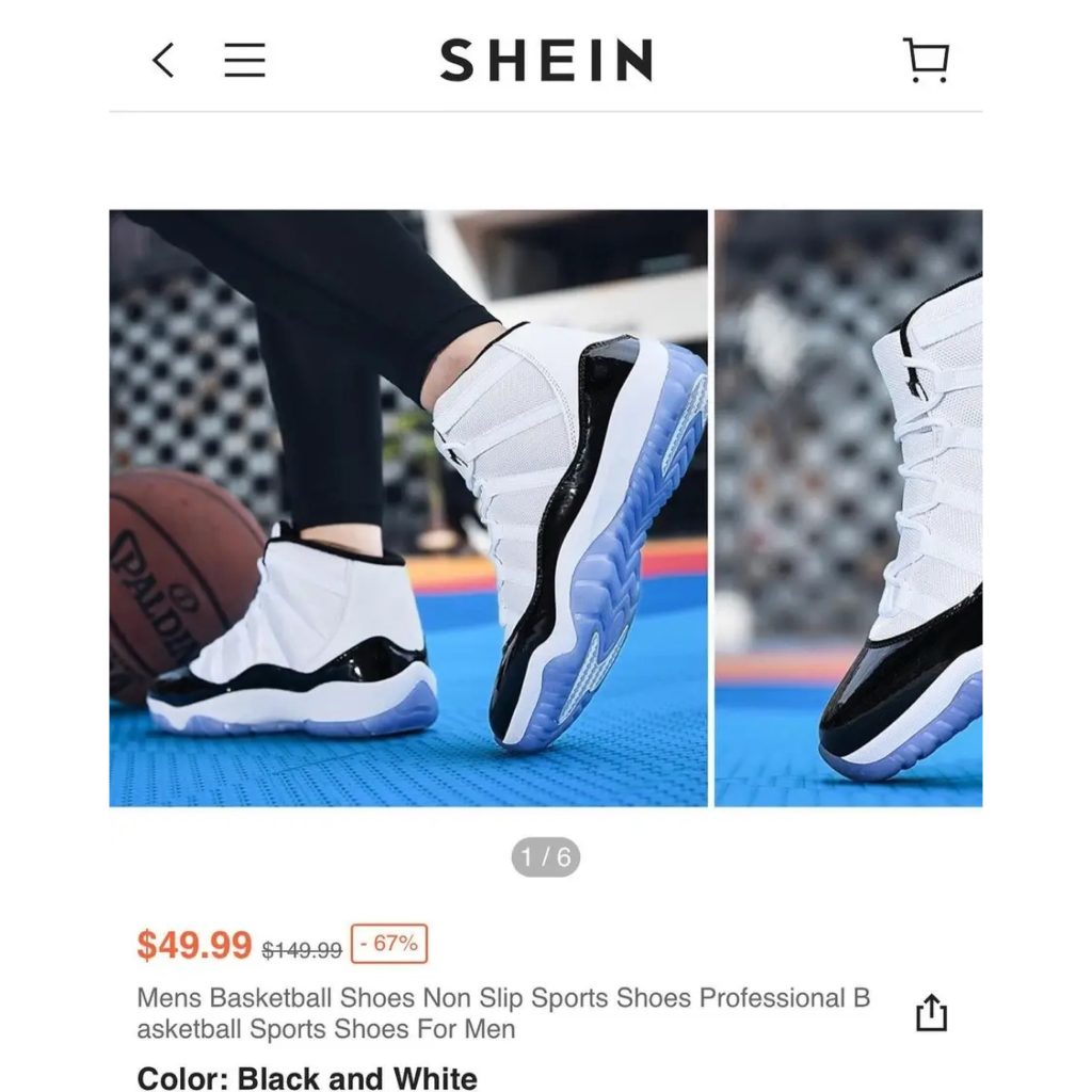 Shein Removes Fake Air Jordan Ads From Its Website