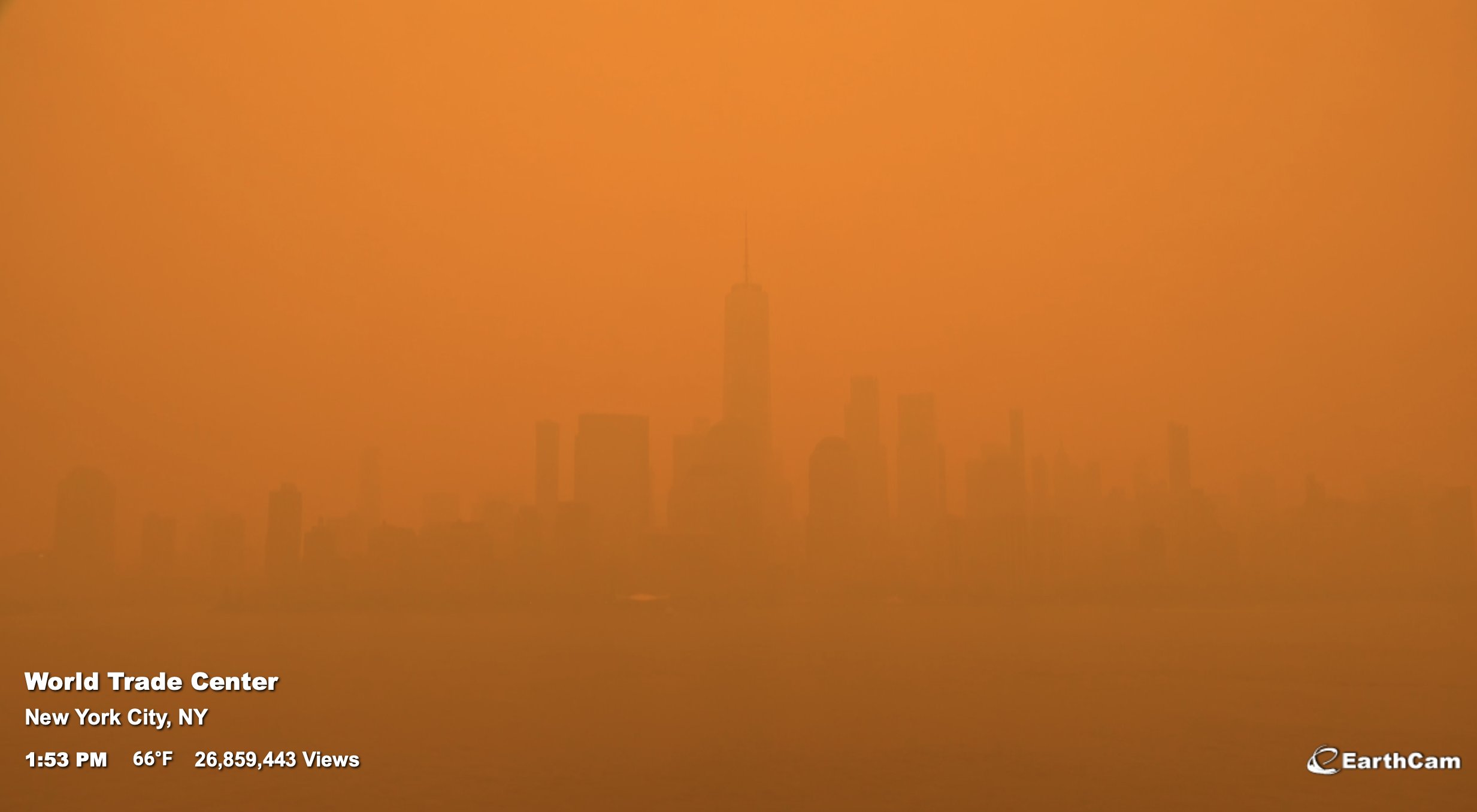 Canadian Wildfires Negatively Impacting Air Quality In Several Northeast Cities Like New York, Philly, and DC