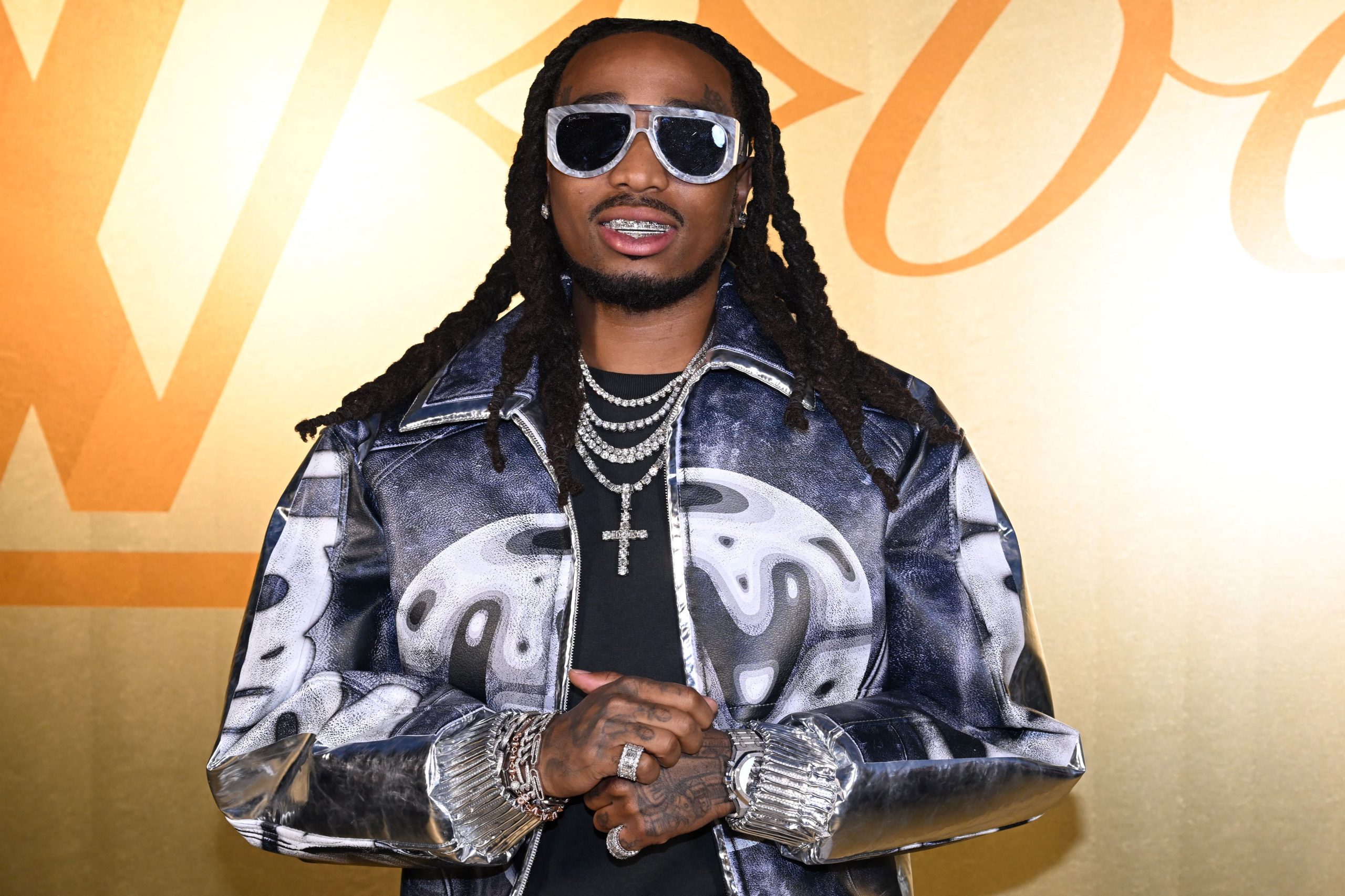 FASHION-FRANCE-MEN-LOUIS VUITTON - Baller Alert Quavo Launches Anti-Gun Violence Initiative in Atlanta in Honor of Takeoff