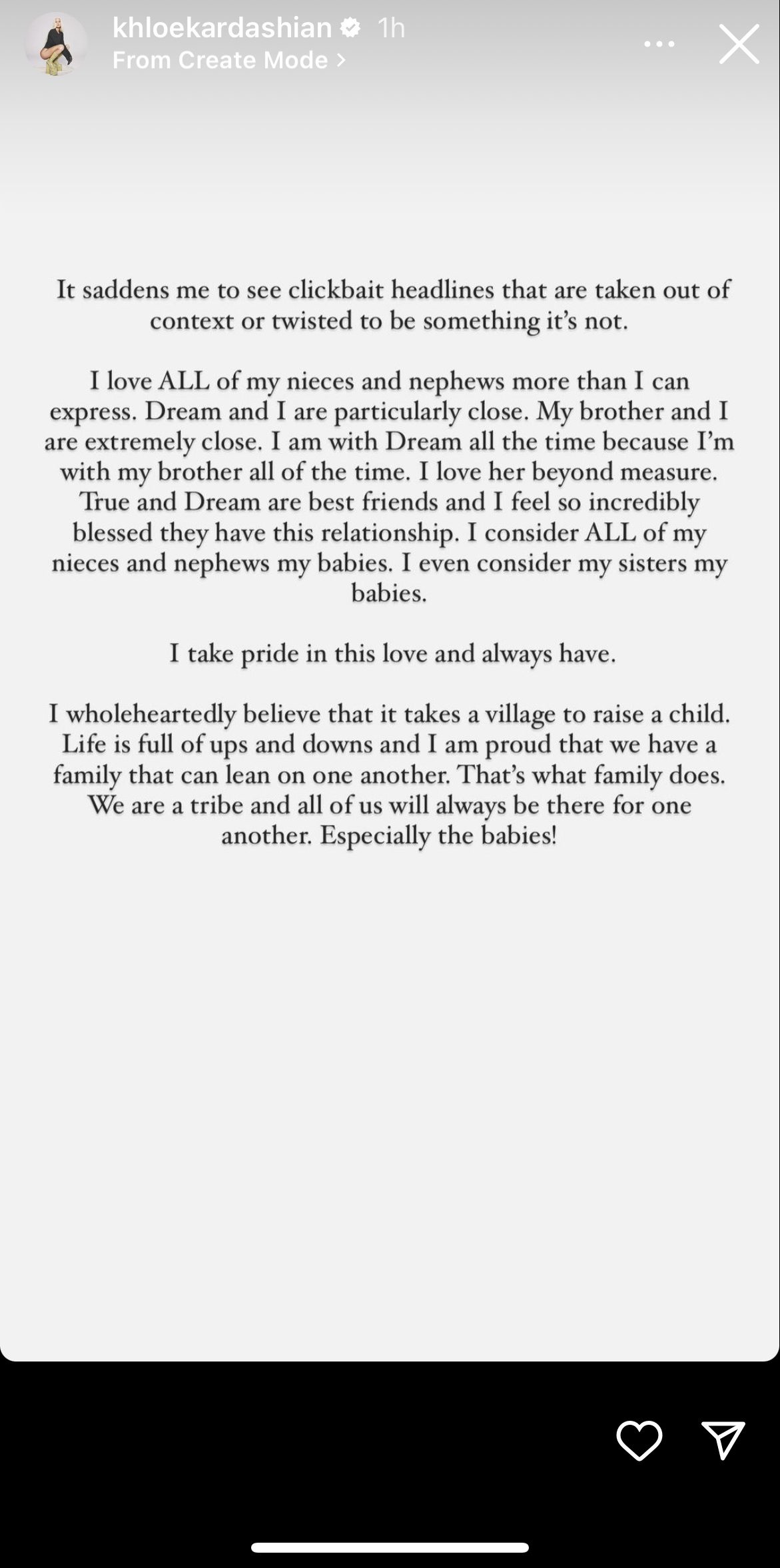Khloe Kardashian addresses "third parent" comment