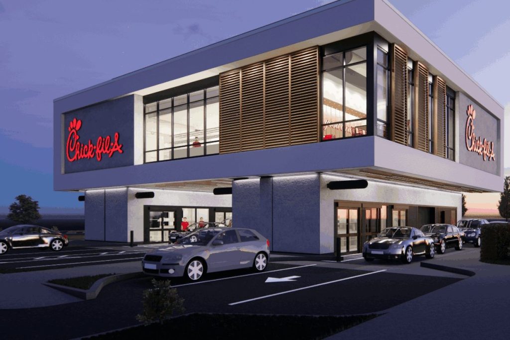 Chick-fil-A Testing A Two-Story Location With Four Possible Lanes