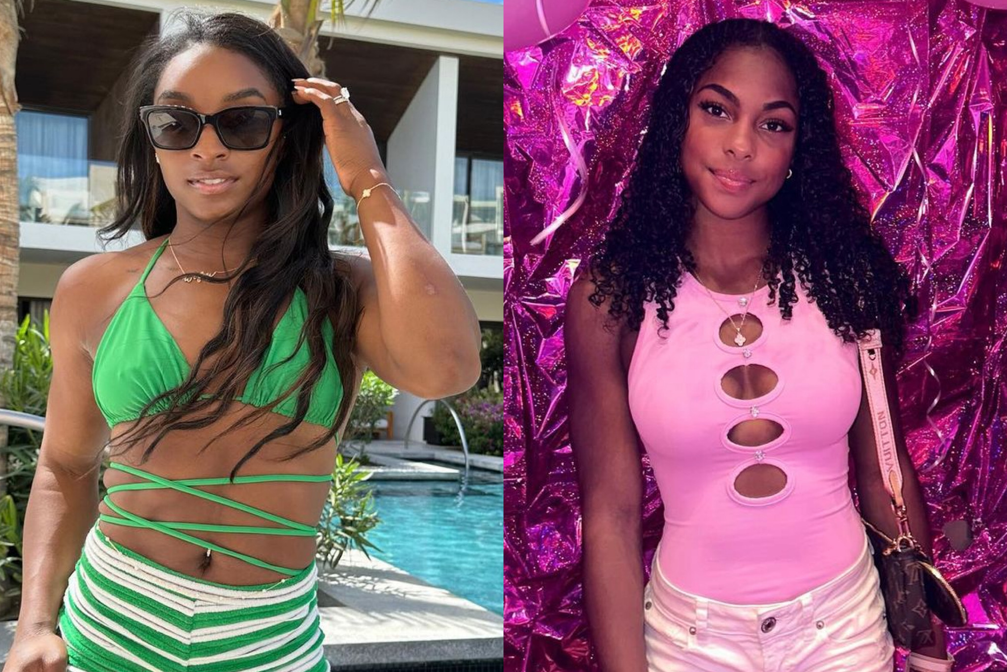 Simone Biles Loses Friendly $200 Bet to Gymnast Zoe Miller at U.S. Classic