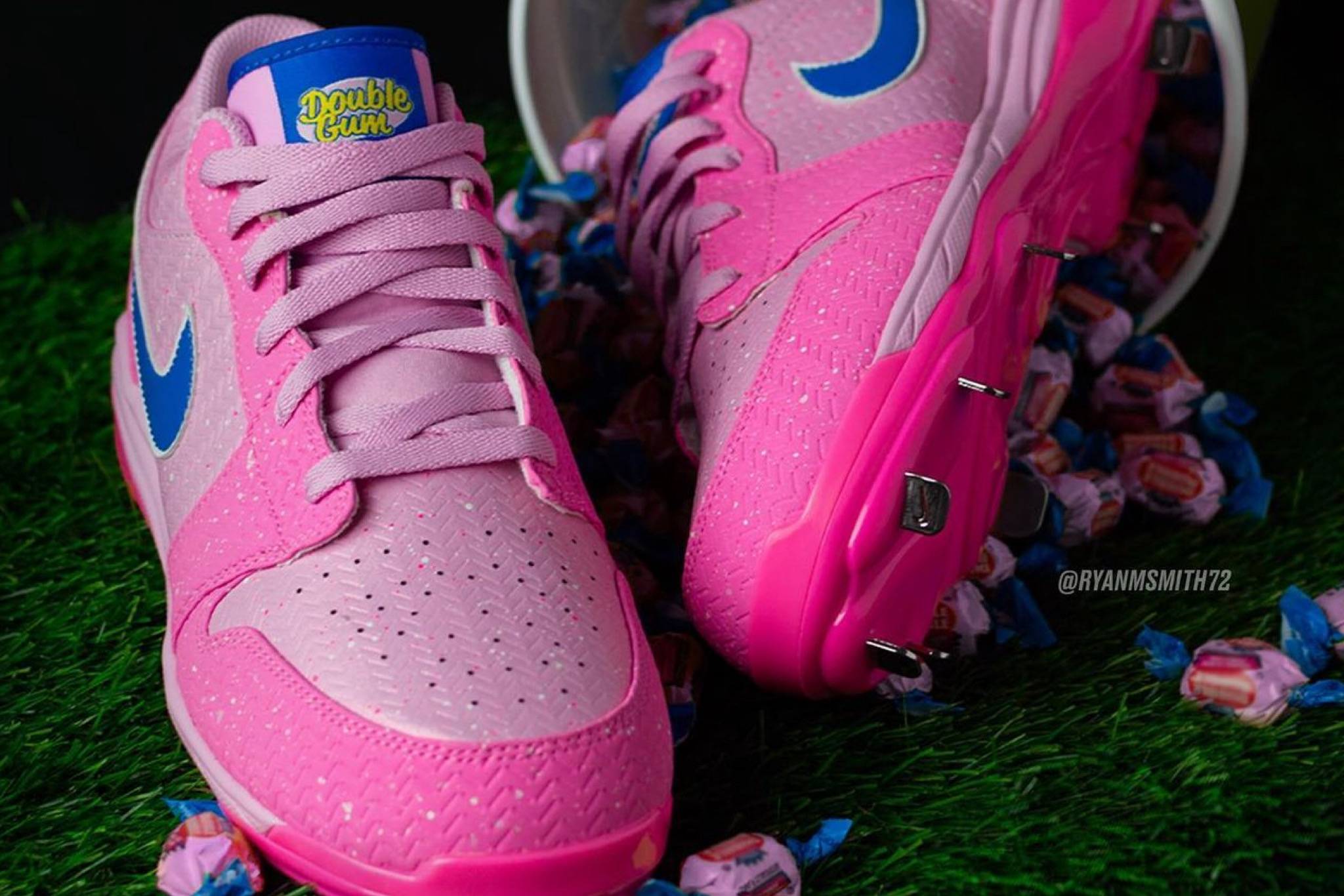 Aaron Judge Debuts 'Double Gum' Cleats At Batting Practice After Jordan Brand Announces Signing