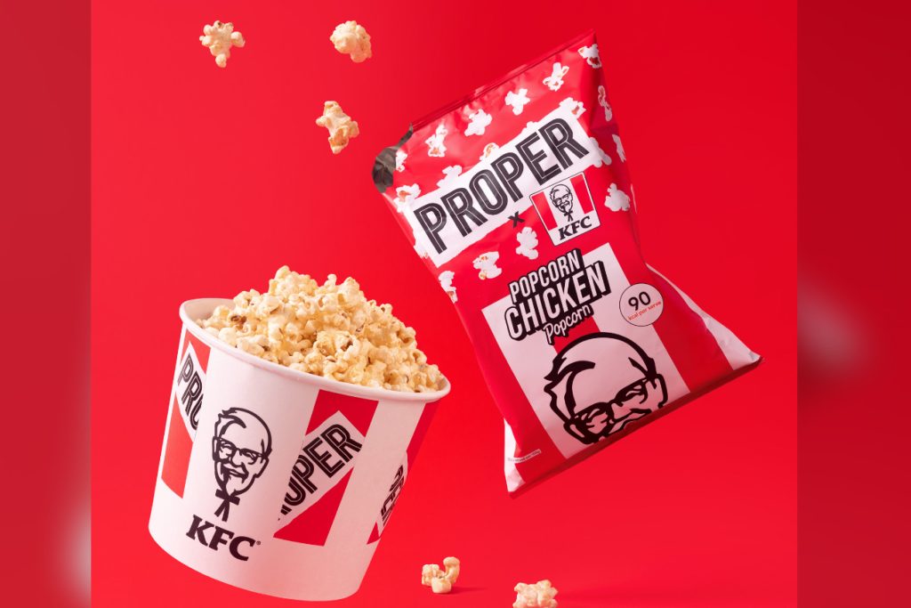 Proper Snacks and KFC Join Forces To Create Fried Chicken Flavored Popcorn