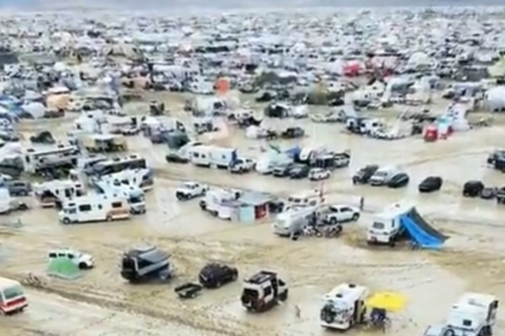 Heavy Flooding At The Burning Man Festival Leaves Thousands Stranded And One Attendee Dead
