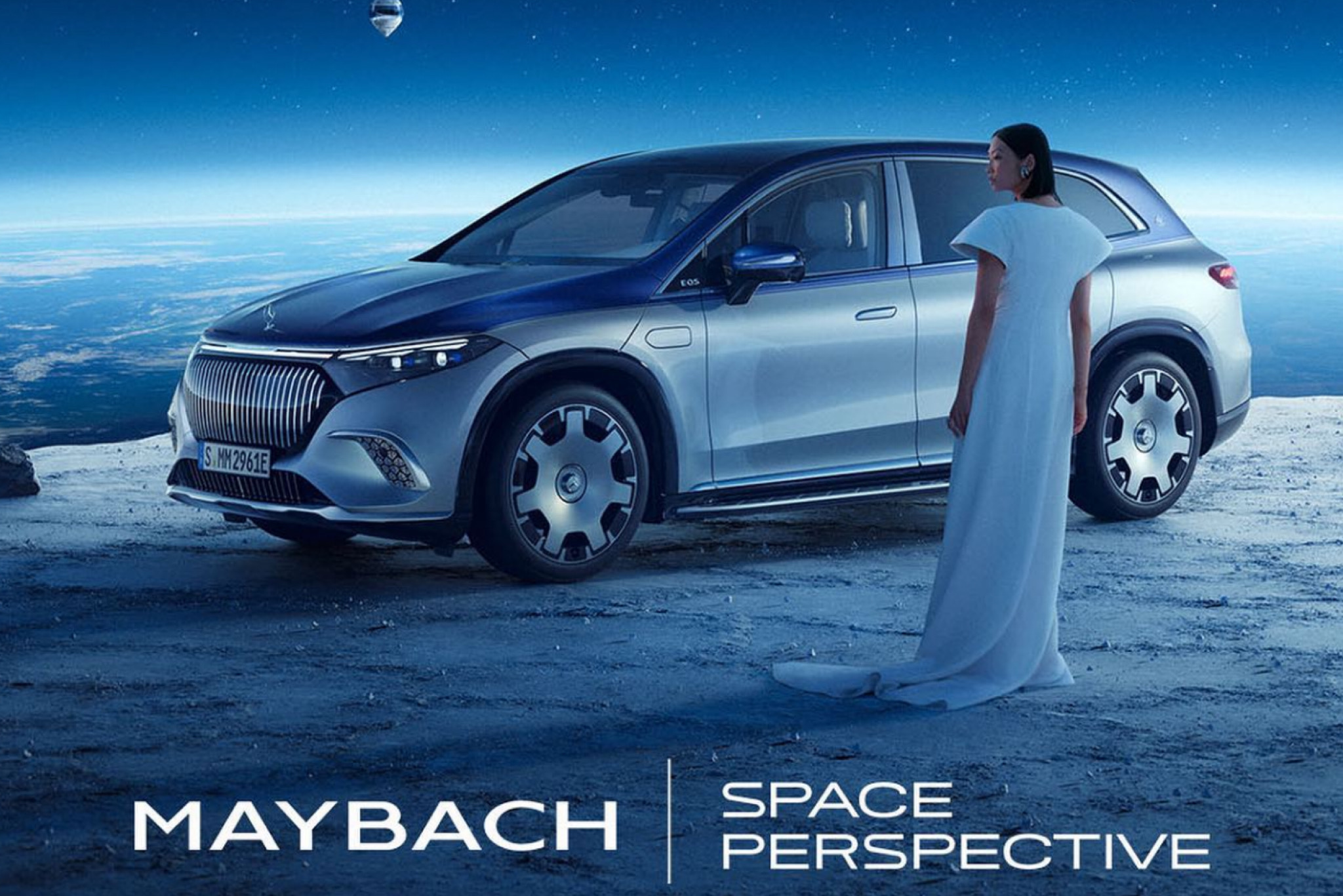 Mercedes-Maybach - Baller Alert Mercedes-Maybach Is The Official Shuttle For Space Perspective's Commercial Space Trips