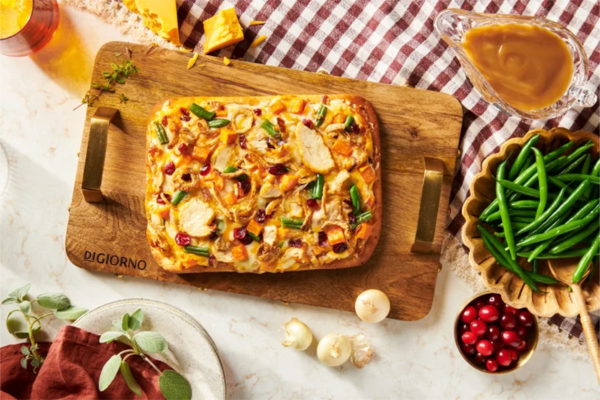 DIGIORNO Set To Offer A Limited-Edition "Thanksgiving Pizza"