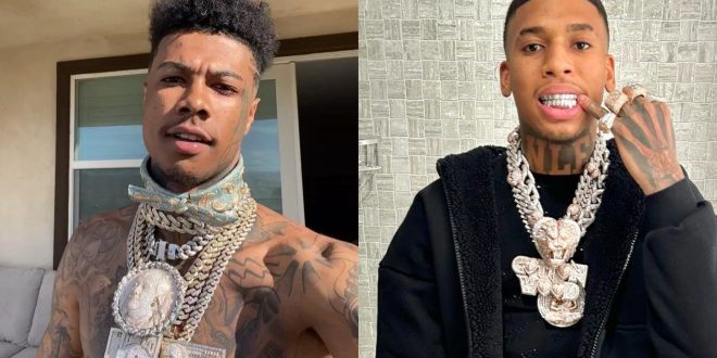 Blueface and NLE Choppa Go Back And Forth On Social Media Over NLE's Baby Mama 