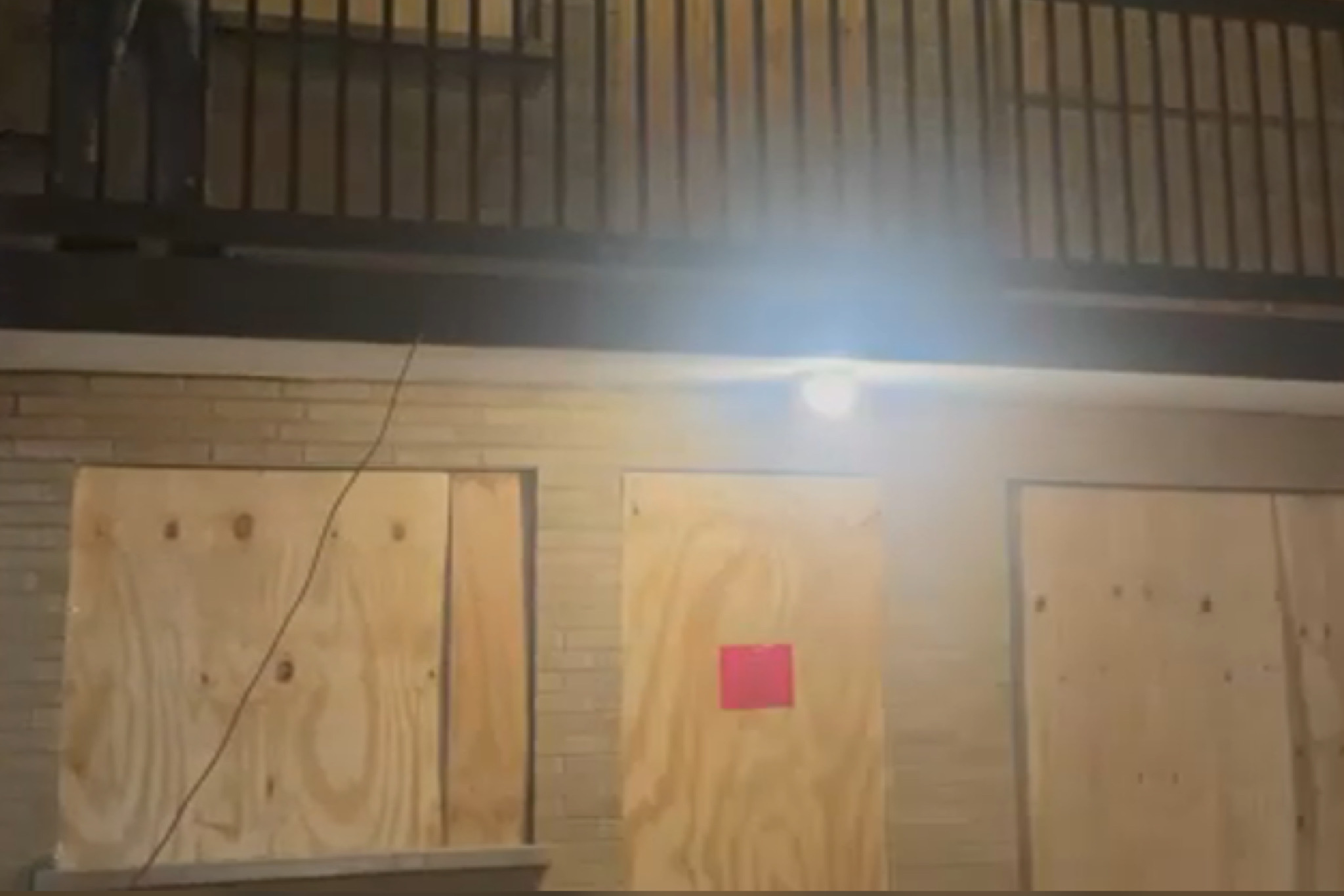 Residents Of An Illinois Apartment Complex Have Doors Boarded Up While Still Inside Of Their Homes