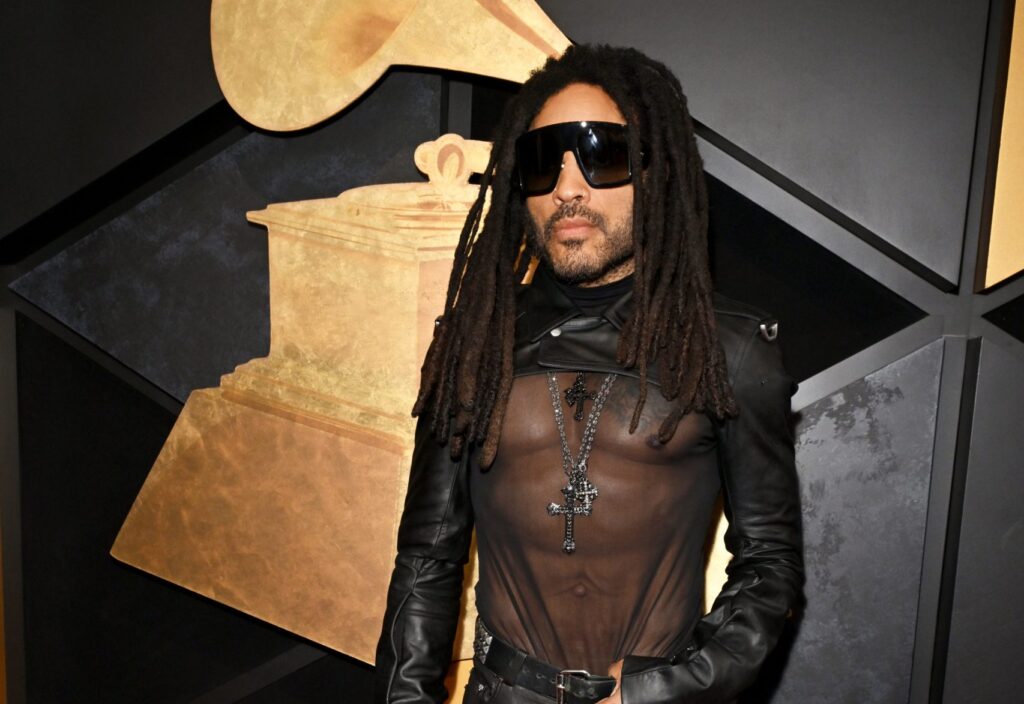 66th GRAMMY Awards - Red Carpet - Baller Alert Lenny Kravitz Explains Why He Works Out in Leather Pants and Boots