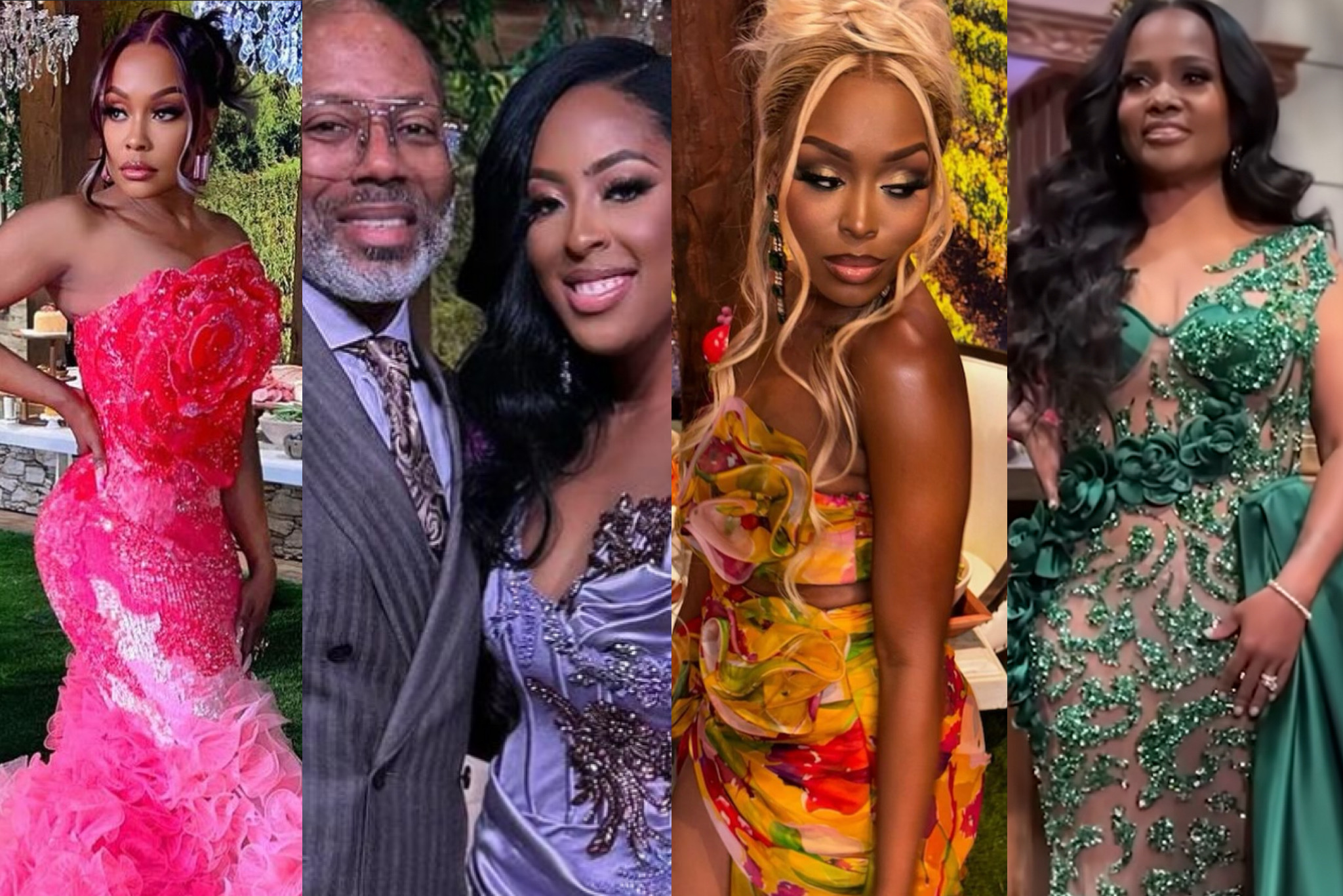 Ballerific Fashion: Married To Medicine Cast Shows Off Floral Theme In Nicole + Felicia Couture, Brides By Nona, and More