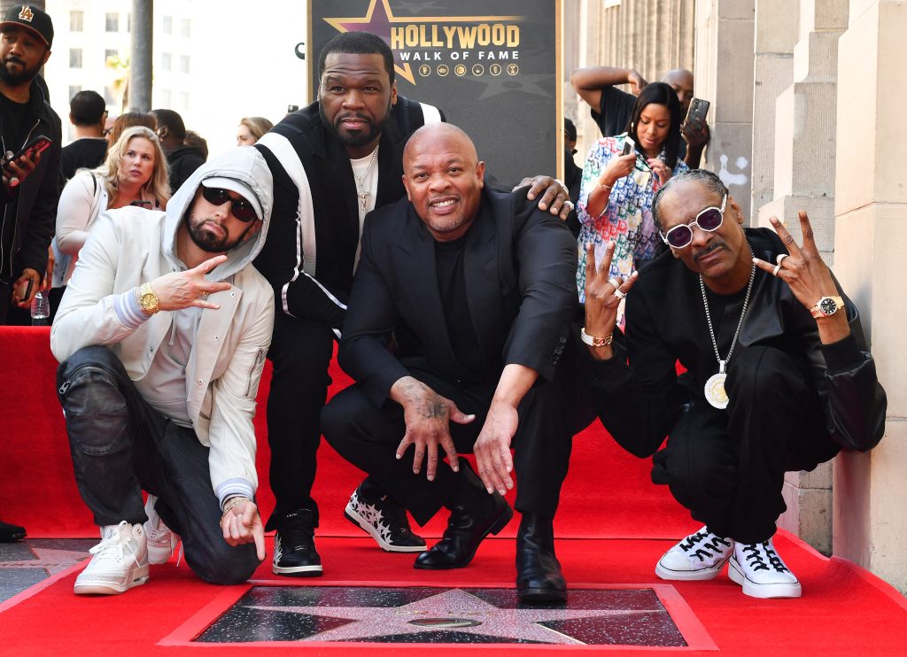 TOPSHOT-US-ENTERTAINMENT-MUSIC-DRE-HWOF - Baller Alert Dr. Dre Receives Star On Hollywood Walk of Fame