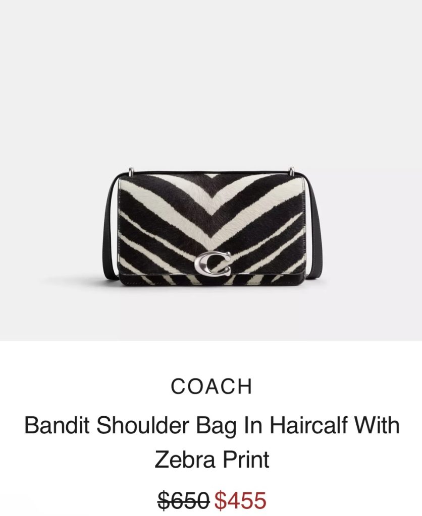 Coach Bandit Bag