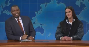 Caitlin Clark Claps Back at Michael Che on SNL