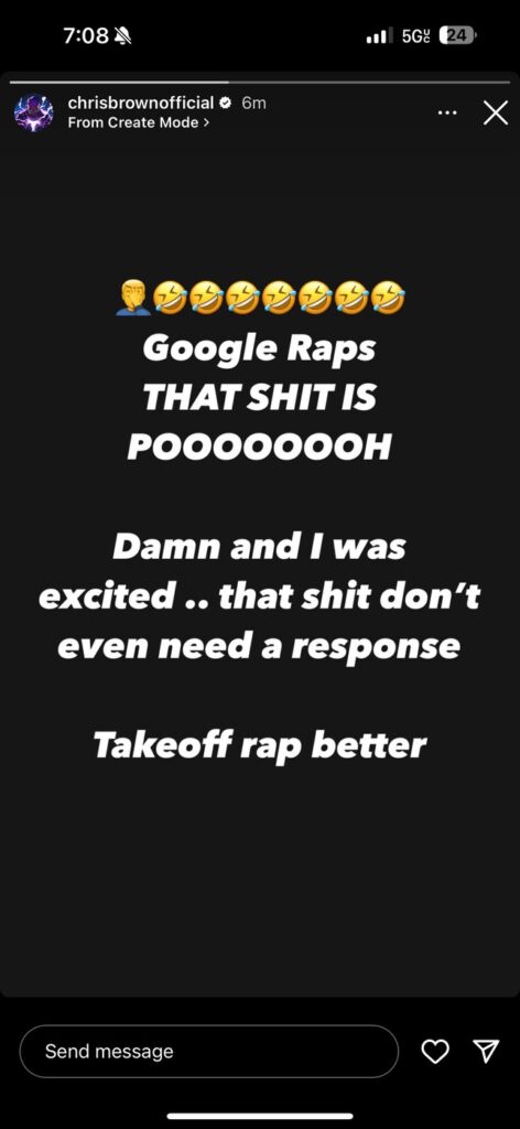 Chris Brown Responds to Quavo