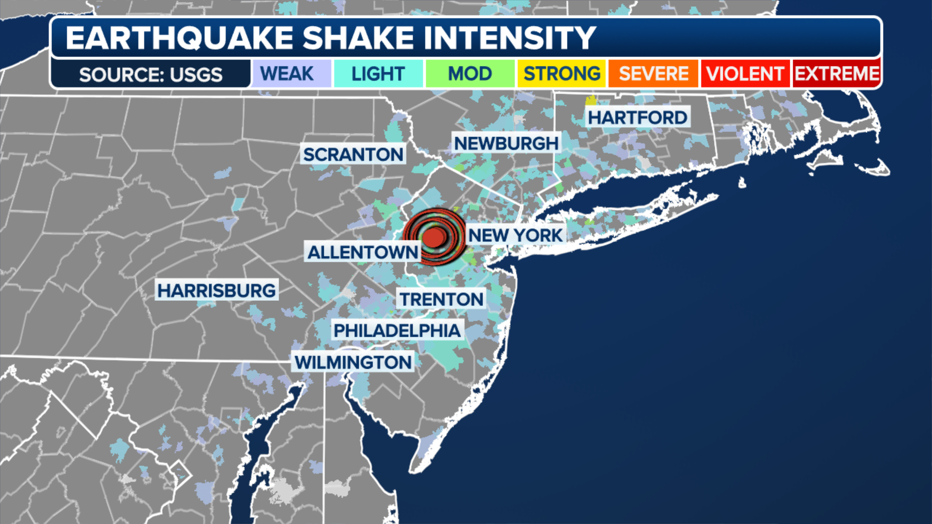 X Users Reacts To 4.8 Magnitude Earthquake on East Coast