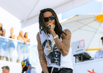 Wiz Khalifa performs at Drai's Dayclub during its 10th anniversary celebration.