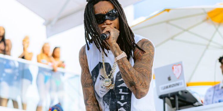 Wiz Khalifa performs at Drai's Dayclub during its 10th anniversary celebration.