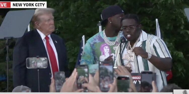 Social Media Reacts To Sheff G And Sleepy Hollow Supporting Donald Trump At His Bronx Rally