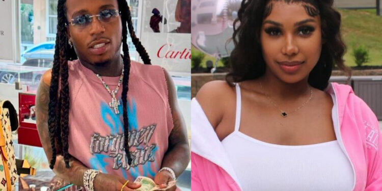created by photogrid - Baller Alert Jacquees and Deiondra Sanders’ Explosive Gender Reveal