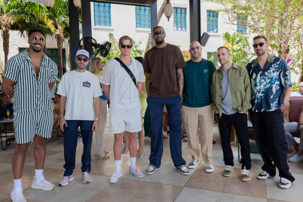 Myles Garrett, Matt Siegel, Joe Burrow, Kevin Durant, Rich Kleiman, Michael Rubin & Will Makris