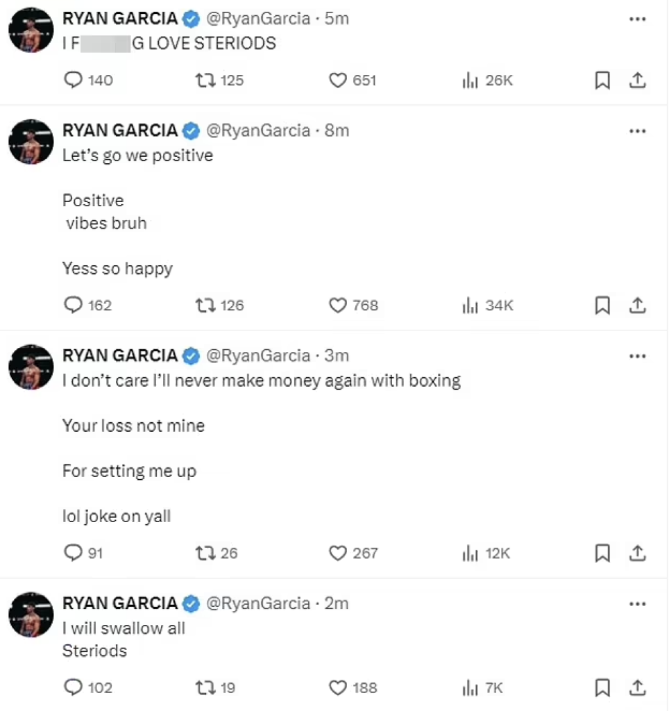 Ryan Garcia tweets