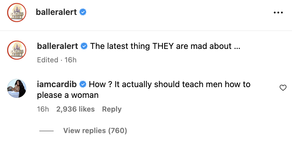 Cardi B screenshot