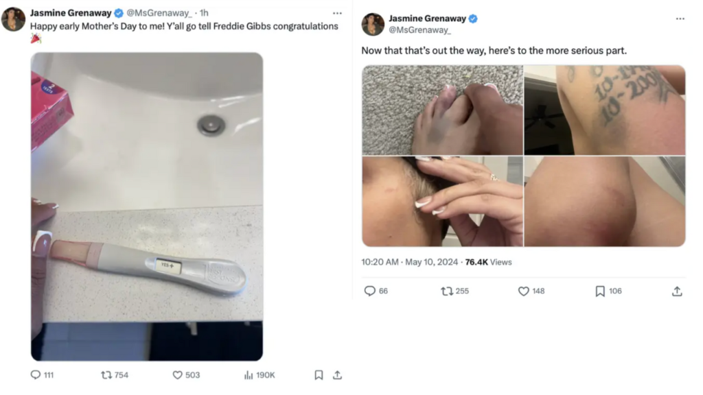 Jasmine Grenaway tweets