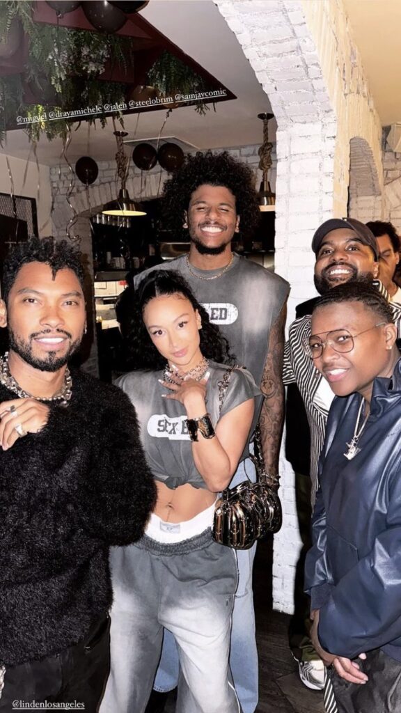 Jalen Green, Draya, Steelo Brim, Miguel, and Sam Jay