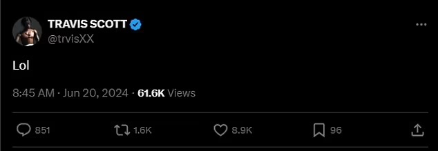 Travis Scott tweets - Baller Alert Travis Scott tweets