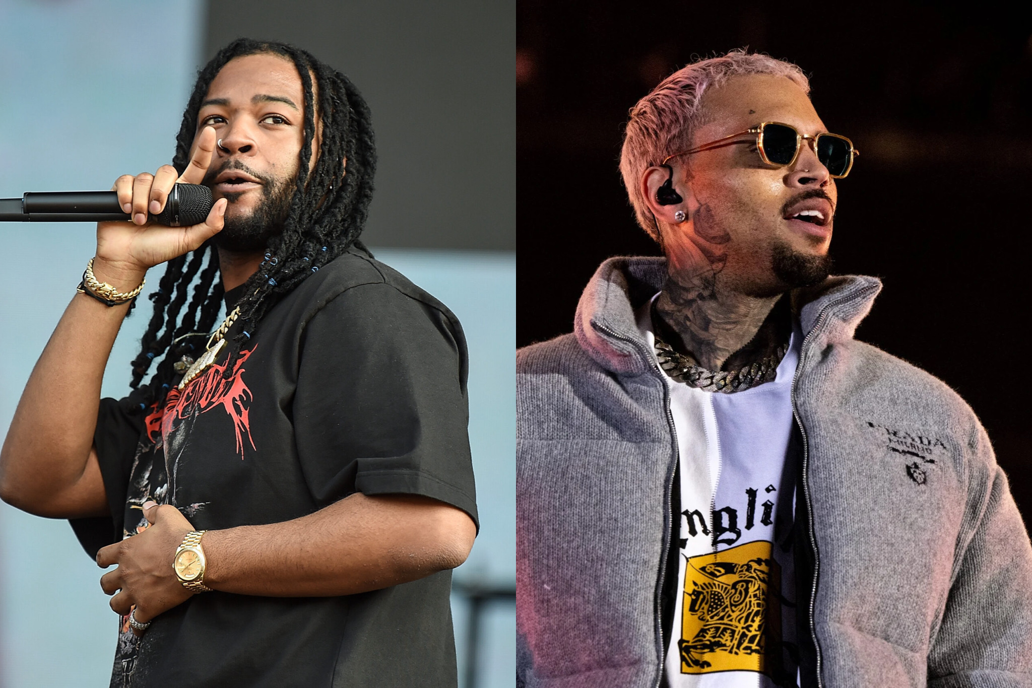 PARTYNEXTDOOR fires shots at Chris Brown, Jeremih and Bryson Tiller over new music video with his ex, Chris Brown responds