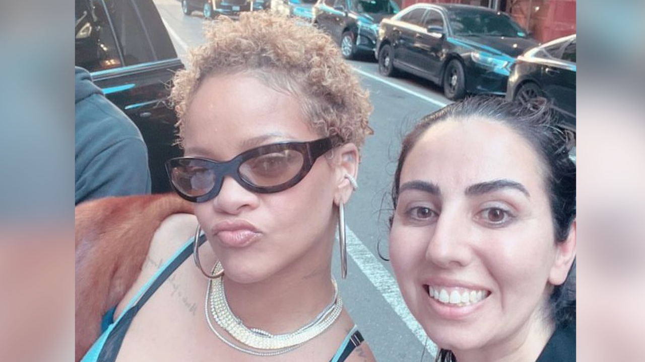Rihanna Steps Out in Natural Hair Ahead of Fenty Hair Launch, Fans React