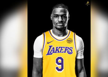 Ballerific Shade! Bronny James Tells Heckler "Yo Chain Fake" After Rude Comment [Video]