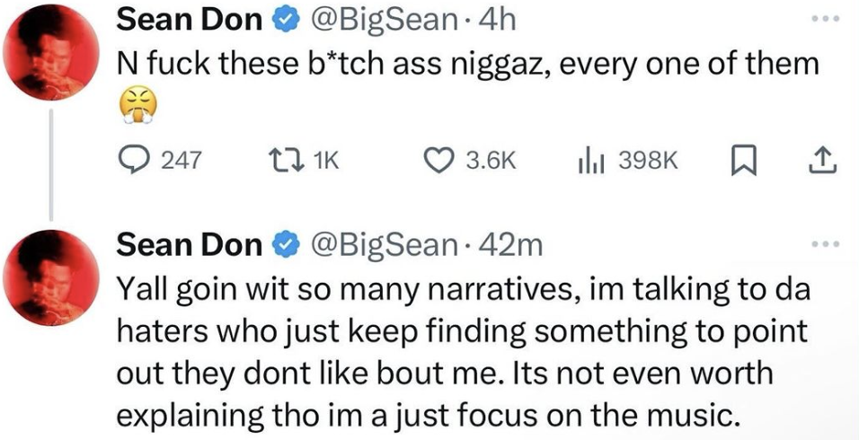 Big Sean tweets - Baller Alert Big Sean tweets