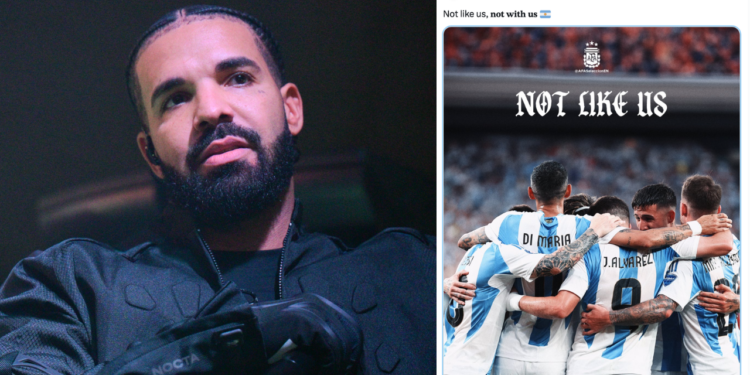 Drake and Argentina - Baller Alert Argentina Shades Drake After Copa América Win Over Canada