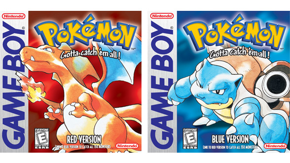 Pokémon Red and Blue on Game Boy