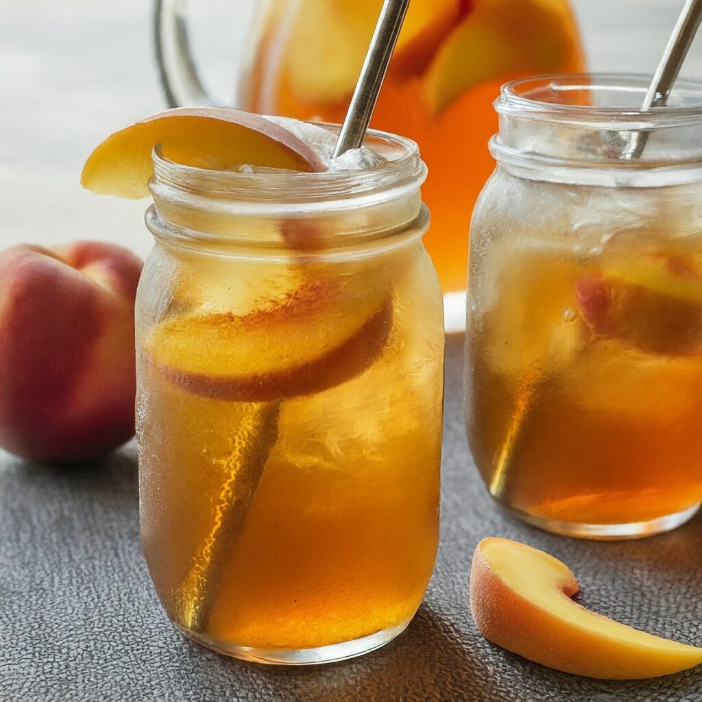 bourbon peach tea