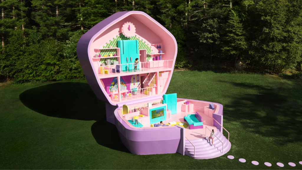 Airbnb Unveils Life-Sized Polly Pocket House