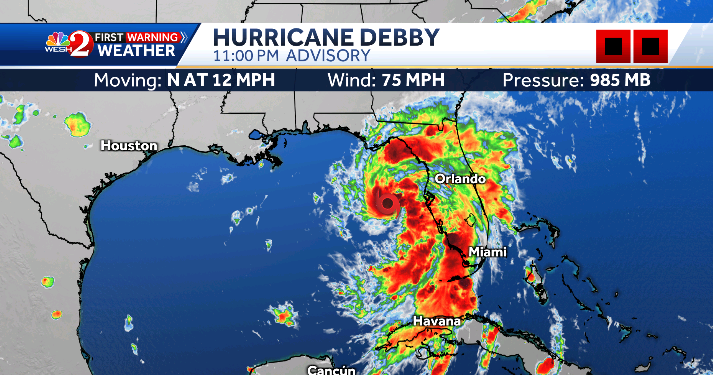 Hurricane Debby Claims Four Lives in Florida