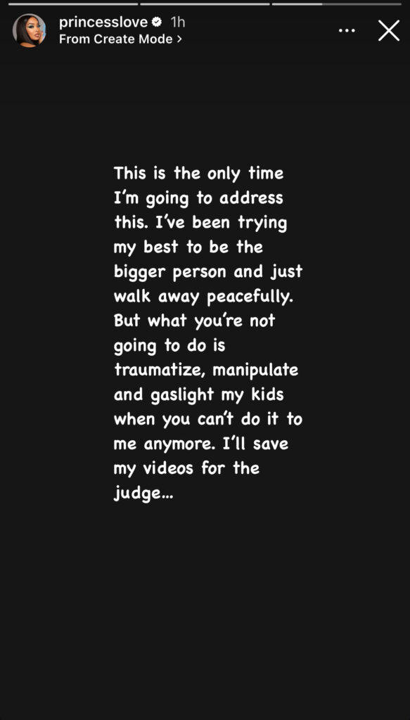 Princess Love IG story