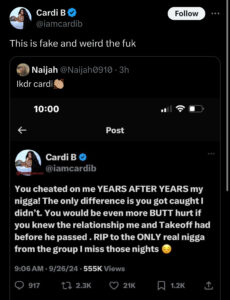 cardi fake tweet - Baller Alert cardi fake tweet