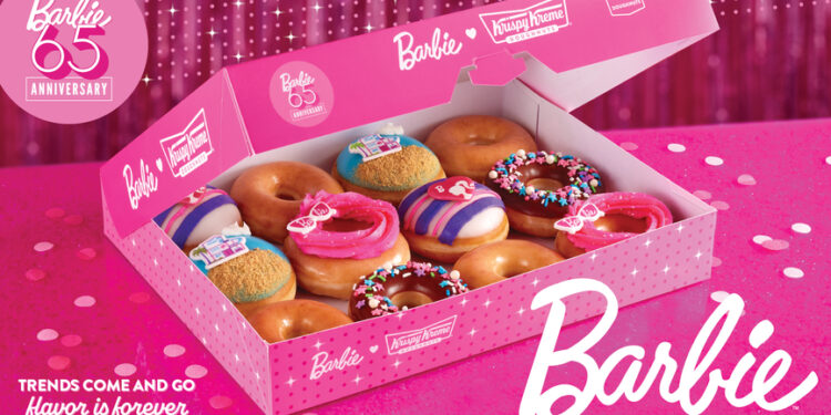 Barbie and Krispy Kreme Release Limited-Edition Doughnuts for 65th Anniversary