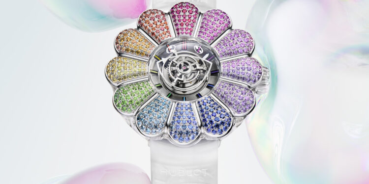 That’s Baller: HUBLOT & Takashi Murakami Unveil $374K MP-15 Sapphire Rainbow Watch