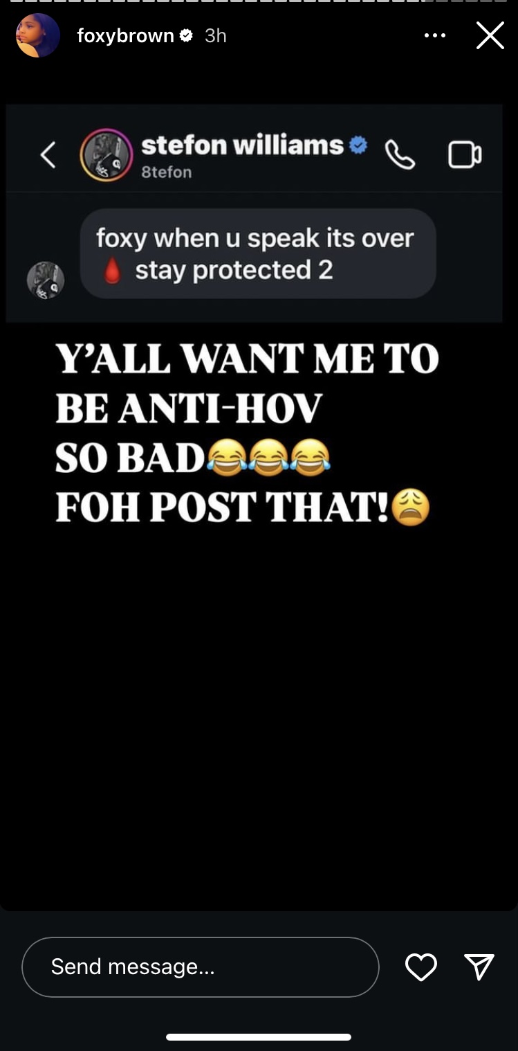 Screenshot - Baller Alert Foxy Brown Denies Rumors of Jay-Z Having Her Under a Strict NDA: “Ya’ll Want Me To Be Anti-Hov So Bad"