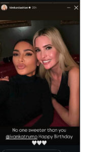 kim kardashian Ivanka Trump 