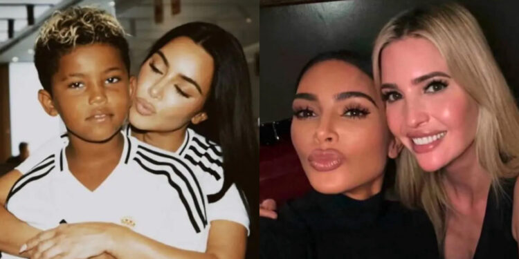 Saint West, Kim Kardashian, Ivanka Trump
